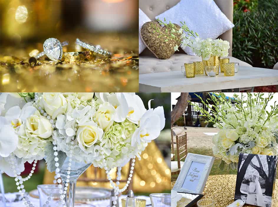 beach wedding details - all white wedding - getting married in the cayman islands