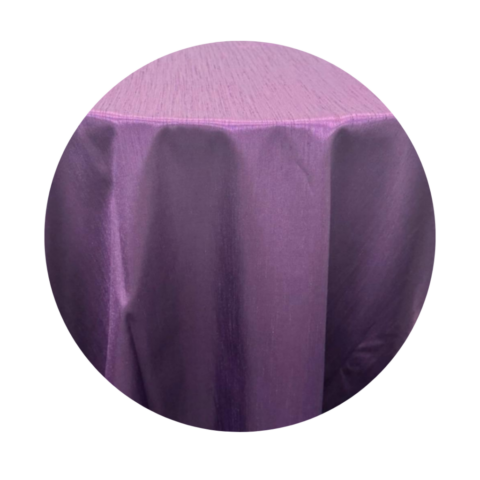 tablecloth amethyst capri round 132in