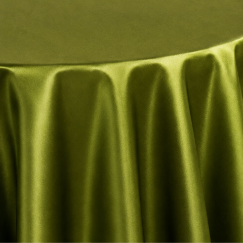 CELEBRATIONS CAYMAN RENTAL TABLE LINENS_TABLECLOTH WILLOW GREEN RD 132IN SHANTUNG DOUBLE S