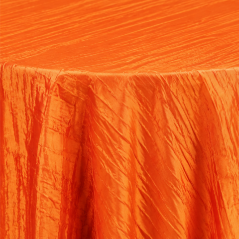 CELEBRATIONS CAYMAN RENTAL TABLECLOTH ORANGE TWIST OBLONG 108IN X 156IN