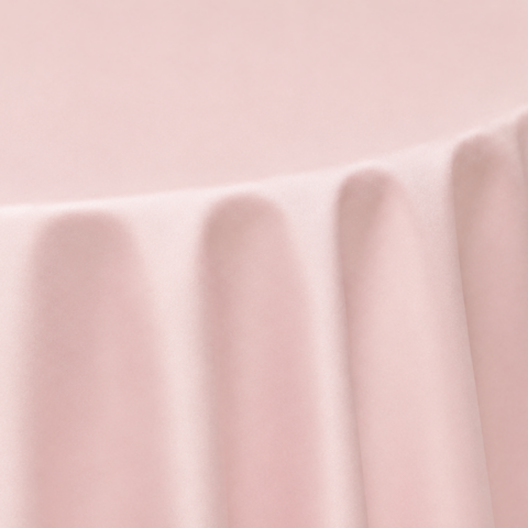 CELEBRATIONS CAYMAN RENTAL TABLECLOTH BLUSH LAMOUR ROUND 132IN