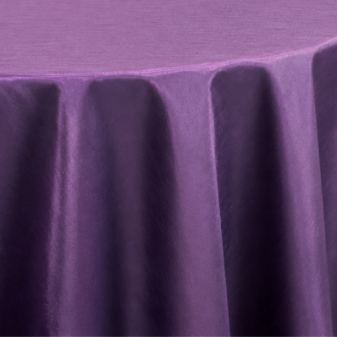 CELEBRATIONS CAYMAN RENTAL TABLECLOTH AMETHYST CAPRI ROUND 132IN