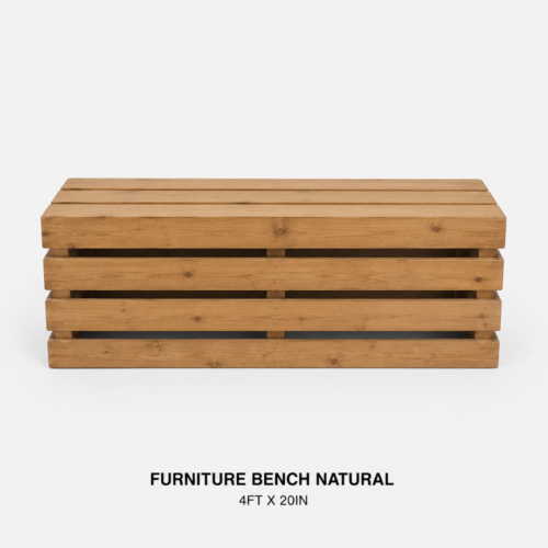 FURNITURE_BENCH_NATURAL_4FT_X_20IN_NATURAL_WOOD_SLAT_BENCH_RUSTIC_WOODEN_BENCH_COMMUNAL_SEATING_FARMHOUSE_EVENT_FURNITURE_LOUNGE_SEATING_CEREMONY_BENCH_RENTAL_WEDDINGS_EVENTS_PARTY_CAYMAN_ISLANDS_CELEBRATIONS