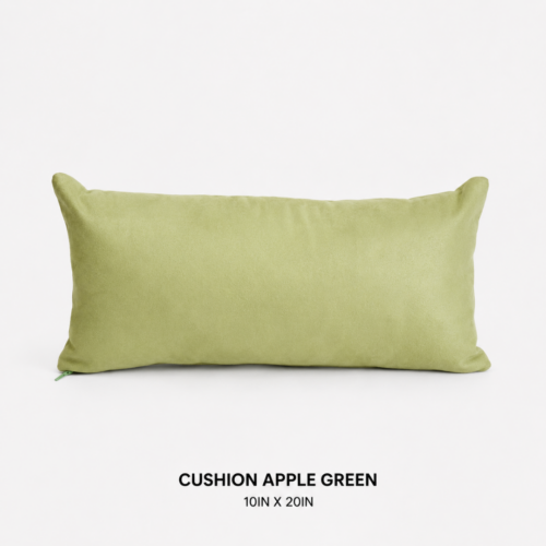 CUSHION APPLE GREEN 20inL x 10inW