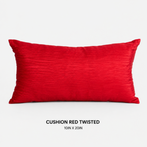 CELEBRATIONS GRAND CAYMAN RENTAL PARTY EVENTS CUSHION SILVER SATIN 20IN X 20INCUSHION ORANGE GEOMETRIC DESIGN 18IN X 18INCUSHION RED TWISTED 10IN X 20IN