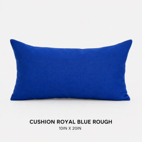 CELEBRATIONS CAYMAN RENTAL EVENTS WEDDINGS PARTY CUSHION ROYAL BLUE ROUGH