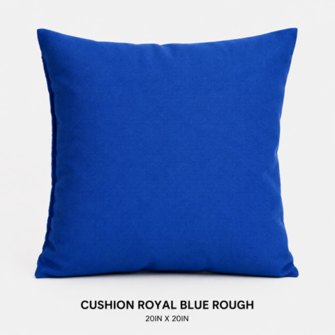CELEBRATIONS CAYMAN RENTAL EVENTS WEDDINGS PARTY CUSHION ROYAL BLUE ROUGH