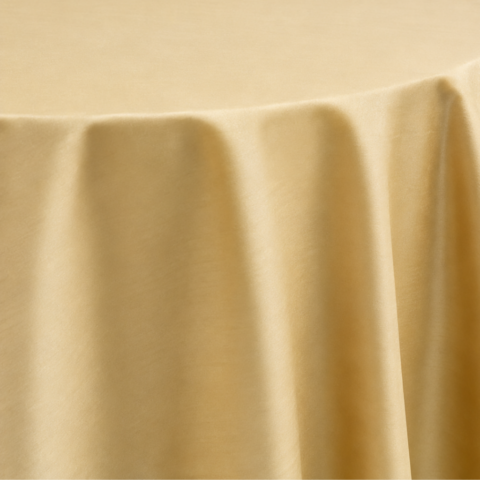 TABLECLOTH GOLD WILSHIRE ROUND 132inD CELEBRATIONS GRAND CAYMAN RENTAL PARTY EVENTS CUSHION SILVER SATIN 20IN X 20INCUSHION ORANGE GEOMETRIC DESIGN 18IN X 18INeTABLECLOTH GOLD WILSHIRE ROUND 132inD