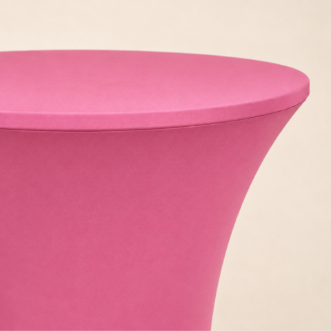 TABLECLOTH PINK SPANDEX FOR COCKTAIL TABLE CELEBRATIONS GRAND CAYMAN RENTAL PARTY EVENTS CUSHION SILVER SATIN 20IN X 20INCUSHION ORANGE GEOMETRIC DESIGN 18IN X 18INTABLECLOTH PINK SPANDEX FOR COCKTAIL TABLE