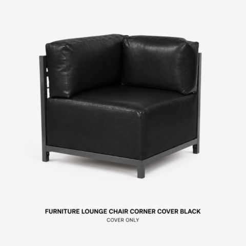 CELEBRATIONS CAYMAN RENTAL EVENTS WEDDINGS PARTY FURNITURE LOUNGE CHAIR CORNER COVER BLACK