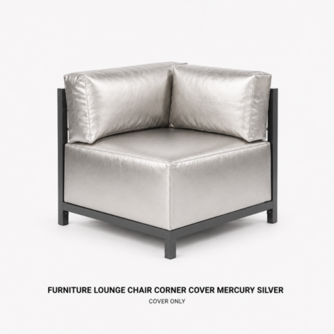 CELEBRATIONS CAYMAN RENTAL EVENTS WEDDINGS PARTY FURNITURE LOUNGE CHAIR CORNER COVER MERCURY SILVER