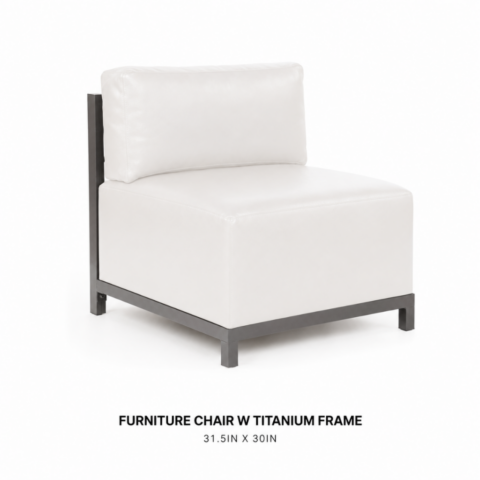 CELEBRATIONS CAYMAN RENTAL EVENTS WEDDINGS PARTY FURNITURE CHAIR W TITANIUM FRAME