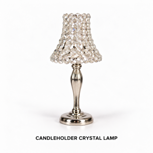 CANDLEHOLDER CRYSTAL LAMP