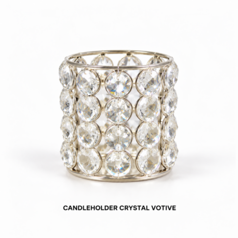 CANDLEHOLDER CRYSTAL VOTIVE