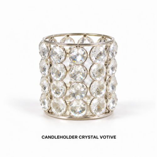 CANDLEHOLDER CRYSTAL VOTIVE