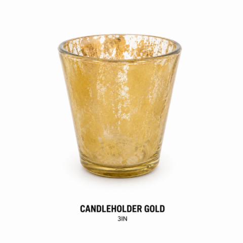CANDLEHOLDER GOLD 3