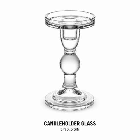 CANDLEHOLDER GOLD 3.5IN (2)