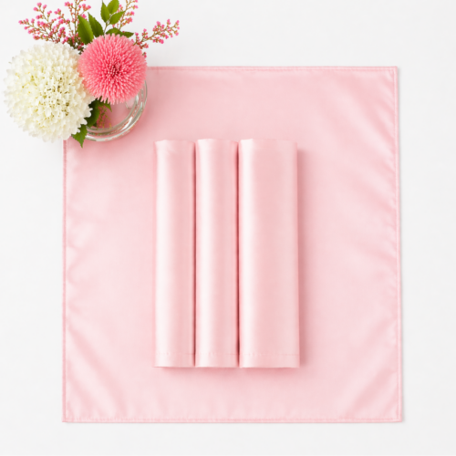 NAPKIN BLUSH LAMOUR 20IN X 20IN