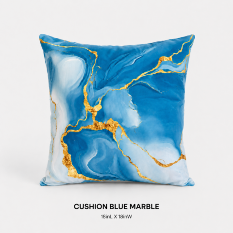 CUSHION_BLUE_MARBLE_ELEGANT_DECOR_RENTAL_EVENTS_CAYMAN ISLANDS_CELEBRATIONS