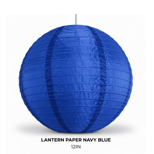 LANTERN PAPER NAVY BLUE 12IN