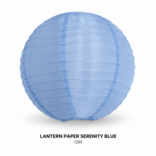 LANTERN PAPER SERENITY BLUE 12IN