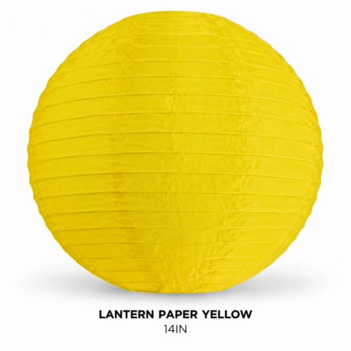 LANTERN PAPER YELLOW 14IN