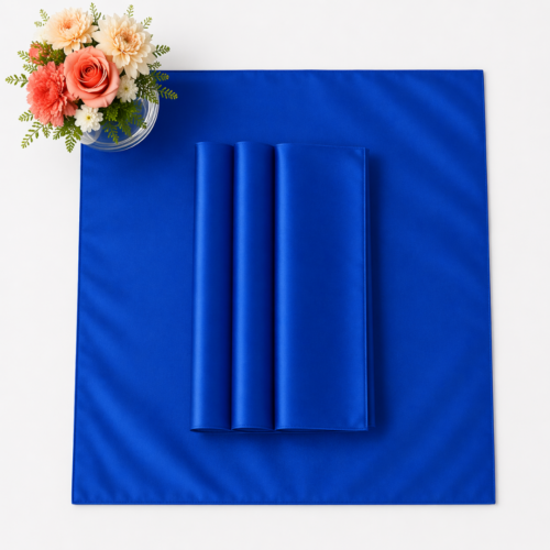NAPKIN ROYAL BLUE LAMOUR 20IN X 20IN