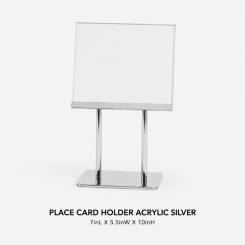 PLACE CARD HOLDER_TABLE_ACRYLIC_WEDDINGS_RENTAL_EVENTS_CAYMAN ISLANDS_CELEBRATIONS