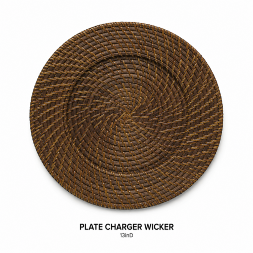 PLATE_CHARGER_WICKER_13IN_DIAMETER_WOVEN_RATTAN_CHARGER_PLATE_NATURAL_WICKER_TABLE_SETTING_DECORATIVE_PLACE_SETTING_BOHO_TROPICAL_TABLESCAPE_RENTAL_WEDDINGS_EVENTS_PARTY_CAYMAN_ISLANDS_CELEBRATIONS