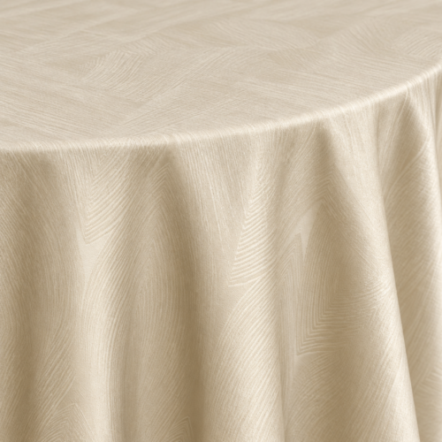 TABLECLOTH CHAMPAGNE SOMBRA REVERSIBLE ROUND 132in