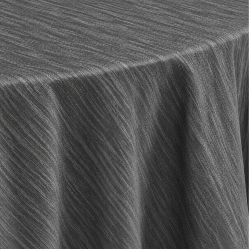 TABLECLOTH SILVER TWIST ROUND 132inD
