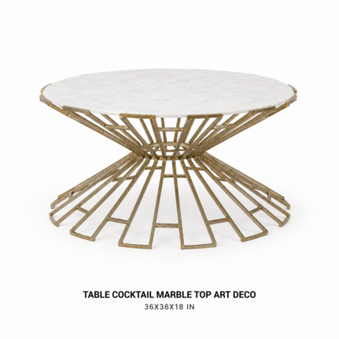 TABLE COCKTAIL MARBLE TOP ART DECO 36X36X18 IN CELEBRATIONS CAYMAN RENTAL EVENTS WEDDINGS PARTY TABLE COCKTAIL MARBLE TOP ART DECO