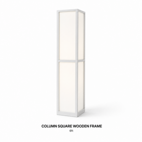 CELEBRATIONS CAYMAN RENTAL EVENTS WEDDINGS PARTY COLUMN SQUARE WOODEN FRAME