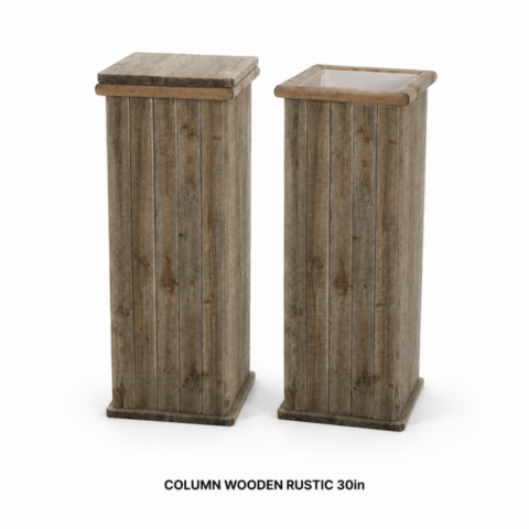 CELEBRATIONS CAYMAN RENTAL EVENTS WEDDINGS PARTY COLUMN WOODEN RUSTIC