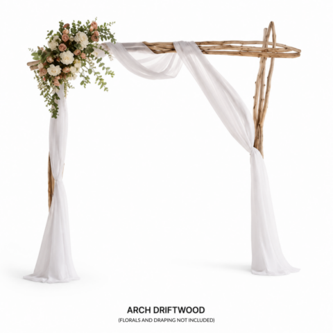 CELEBRATIONS CAYMAN RENTAL EVENTS WEDDINGS PARTY ARCH DRIFTWOOD