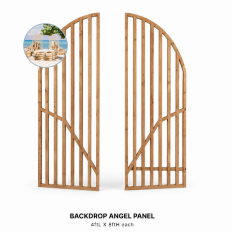 CELEBRATIONS CAYMAN RENTAL EVENTS WEDDINGS PARTY BACKDROP ANGEL PANEL