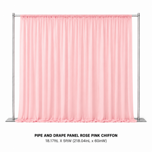 PIPE_AND_DRAPE_PANEL_ROSE_PINK_CHIFFON_18_17FT_X_5FT_ROSE_PINK_SHEER_BACKDROP_DRAPING_PANEL_CHIFFON_CURTAIN_EVENT_BACKGROUND_STAGE_DECOR_PHOTO_BACKDROP_RENTAL_WEDDINGS_EVENTS_PARTY_CAYMAN_ISLANDS_CELEBRATIONS