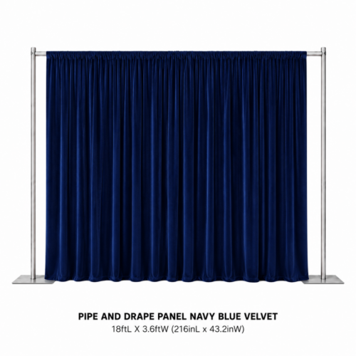 PIPE_AND_DRAPE_PANEL_NAVY_BLUE_VELVET_18FT_X_3_6FT_NAVY_BLUE_VELVET_BACKDROP_DRAPING_PANEL_LUXURY_CURTAIN_STAGE_BACKGROUND_PHOTO_BACKDROP_ELEGANT_EVENT_DECOR_RENTAL_WEDDINGS_EVENTS_PARTY_CAYMAN_ISLANDS_CELEBRATIONS