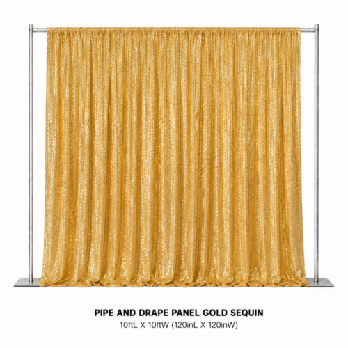 PIPE_AND_DRAPE_PANEL_GOLD_SEQUIN_10FT_X_10FT_GOLD_GLITTER_BACKDROP_SEQUIN_DRAPING_PANEL_SHIMMER_CURTAIN_PHOTO_BACKDROP_STAGE_BACKGROUND_GLAM_DECOR_RENTAL_WEDDINGS_EVENTS_PARTY_CAYMAN_ISLANDS_CELEBRATIONS