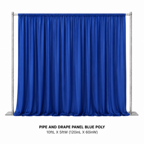 PIPE_AND_DRAPE_PANEL_BLUE_POLY_10FT_X_5FT_ROYAL_BLUE_BACKDROP_DRAPING_PANEL_EVENT_CURTAIN_STAGE_BACKGROUND_PHOTO_BACKDROP_ROOM_DIVIDER_RENTAL_WEDDINGS_EVENTS_PARTY_CAYMAN_ISLANDS_CELEBRATIONS