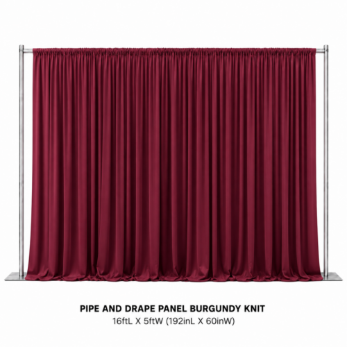 PIPE_AND_DRAPE_PANEL_BURGUNDY_KNIT_16FT_X_5FT_BURGUNDY_BACKDROP_DRAPING_PANEL_EVENT_CURTAIN_STAGE_BACKGROUND_PHOTO_BACKDROP_ROOM_DIVIDER_RENTAL_WEDDINGS_EVENTS_PARTY_CAYMAN_ISLANDS_CELEBRATIONS