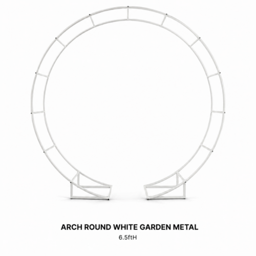ARCH_ROUND_WHITE_GARDEN_METAL_6_5FT_CIRCLE_BACKDROP_FRAME_METAL_EVENT_ARCH_CEREMONY_DECOR_FLORAL_INSTALLATION_PHOTO_BACKDROP_RENTAL_WEDDINGS_EVENTS_PARTY_CAYMAN_ISLANDS_CELEBRATIONS