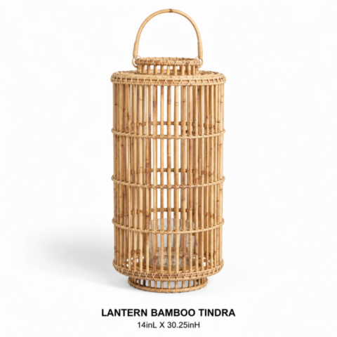 LANTERN BAMBOO TINDRA - Event rental by Celebrations Grand Cayman.