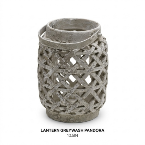 LANTERN GREYWASH PANDORA - Event rental by Celebrations Grand Cayman.