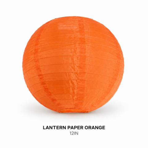 LANTERN PAPER ORANGE - Event rental by Celebrations Grand Cayman.