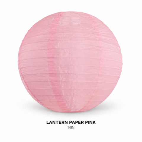 LANTERN PAPER PINK - Event rental by Celebrations Grand Cayman.