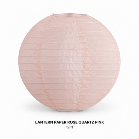 LANTERN PAPER ROSE QUARTZ PINK - Event rental by Celebrations Grand Cayman.