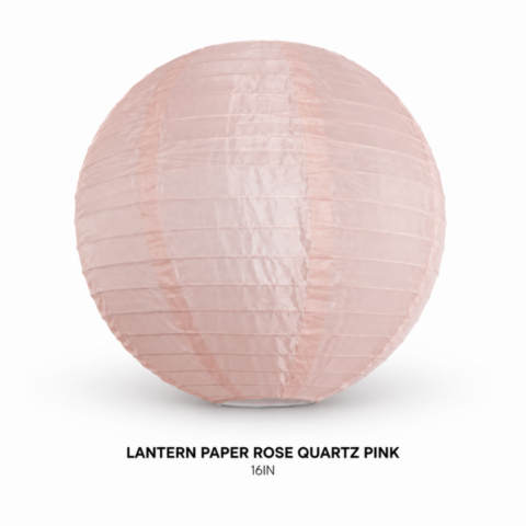 LANTERN PAPER ROSE QUARTZ PINK - Event rental by Celebrations Grand Cayman.