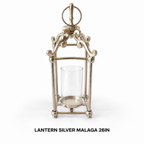LANTERN SILVER MALAGA 26in