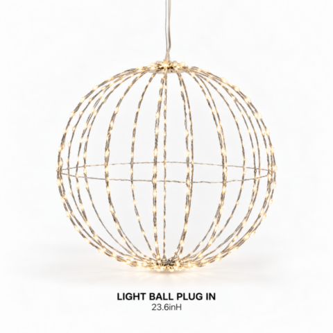 LIGHT BALL PLUG IN - Event rental by Celebrations Grand Cayman.
